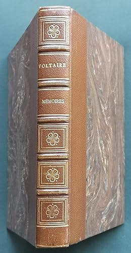 Voltaire Mémories suivis de mélanges divers et précédés de Voltaire Démiurge 1927