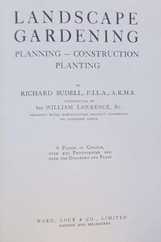 Landscape Gardening: Planning, Construction, Planting