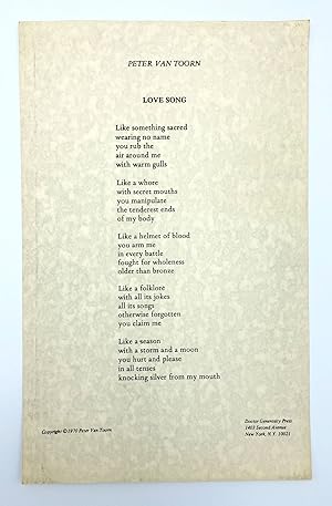 Love Song [Broadside]