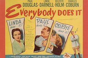 Everybody Does It Paul Douglas Movie Poster Launch Postcard