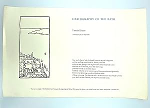 Hyalography of the Bath [Broadside]