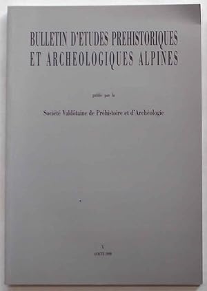 Bulletin d'Etudes Prehistoriques et Archeologiques Alpines publié par la Société Valdotaine de Pr...