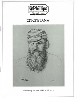 CRICKETANA: including the collections of the late Cecil P. Goodman and the late Mr. C. M. Pardy; ...