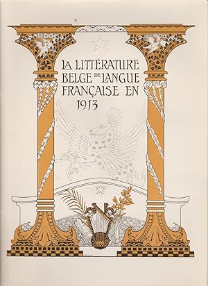 LE MUSEE DU LIVRE (fascicule 29-30) LA LITTERATURE BELGE DE LANGUE FRANCAISE EN 1913-Conférence f...