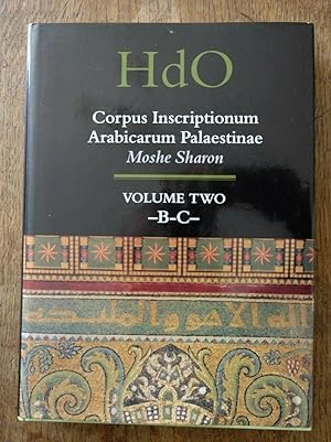 Corpus Inscriptionum Arabicarum Palaestinae, volume 2, -B-C.