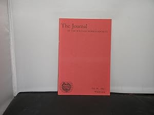 The Journal of the William Morris Society Volume 4 Number 1 Winter 1979