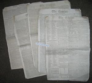 The Courier. 5 issues, No. 5553, 5554, 5555, 5556 & 5557 January 1813 (Daily Newspaper inc Americ...