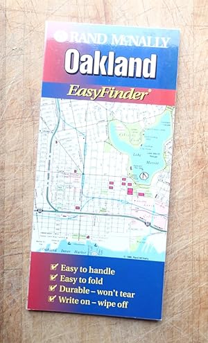 RAND McNALLY EASYFINDER : OAKLAND, CALIFORNIA : (Laminated Folding Map)