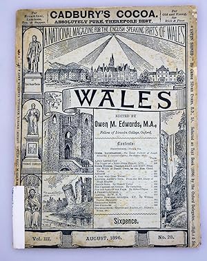 Wales: A National Magazine for the English Speaking Parts of Wales Vol III, August 1896, No: 28