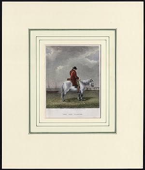 Antique Print-SEASIDE-HORSEBACK-BOAT-CHALK CLIFF-Bailey-Westley-1830
