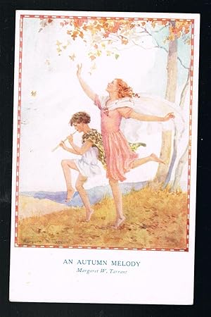 An Autumn Melody Postcard: Magic of Childhood Series