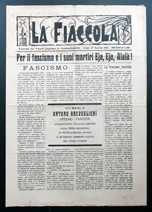 Per il Fascismo e i suoi martiri Eja Eja Alalà!