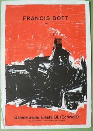 Francis Bott poster for Galerie Seiler 1969