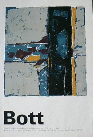 Francis Bott poster for Galerie Latzer 1967