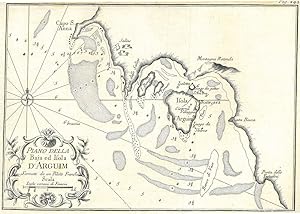 Piano della bja ed isola d'Arguim. Formato da un piloto francese. Tratto dall'opera "Storia gener...