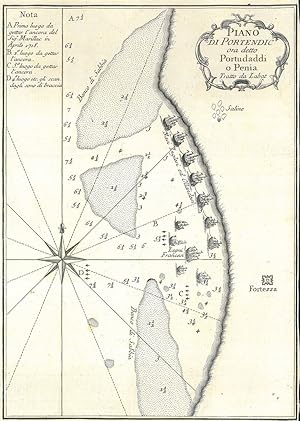 Piano di Portendic ora detto Portudaddi o Peina. Tratto da Labat. .dall'opera "Storia generale de...