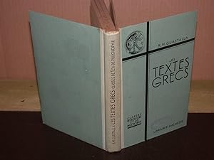 Les textes grecs - Classes de première et de philosophie