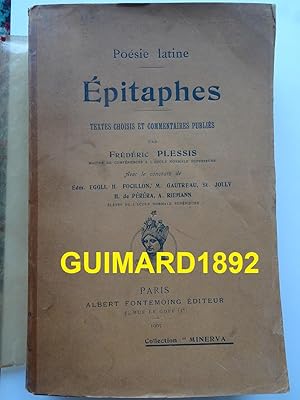 Épitaphes Poésie latine