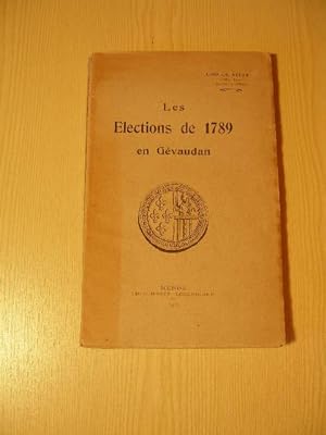 LES ELECTIONS DE 1789 EN GEVAUDAN