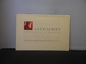Sand Script A Bulletin Number One Printed and published by Meridian Press, Waikiki Beach, Hawaii,...