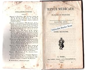 Revue Médicale Tome huitieme (Medical journal vol. 8)