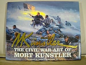 Civil War Art of Mort Kunstler. Inscribed & signed by Kunstler to Andrew Wyeth.