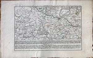 Plan der Gegend von Dresden woraus die Stellungen sowohl der Kay. Konigs. und Reichs Execut. Armeen.