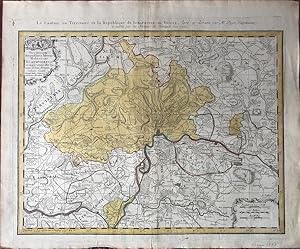 Territorium Republicae liberae Helveticae Scaphusiensis ex mensuratione olim Pejeriana ad hanc fo...