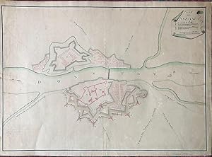 Three Manuscript Maps of Assow [Azov Fortress, Assoff, Asov, Asaf, Asof, Asoph].