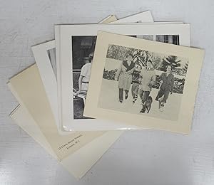 Nine Christmas cards from George A. Drew and family