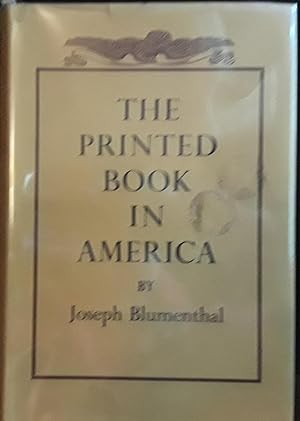 The Printed Book In America