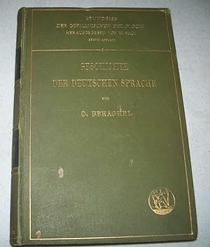 Geschichte der Deutschen Sprache (Grundriss der Germanischen Philologie Dritte Auflage)