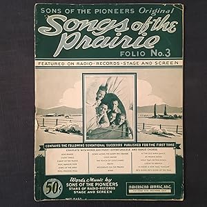 Sons of the Pioneers Folio No. 3: Songs of the Prairie