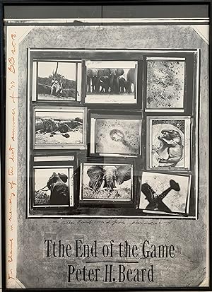 PETER BEARD: 1977 EXHIBITION POSTER FOR "THE END OF THE GAME: THE LAST WORD FROM PARADISE" - A UN...