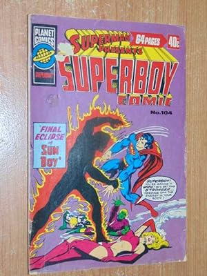 Superboy #104. Superman Presents Superboy Comic. Australian Edition