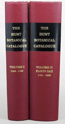 CATALOGUE OF BOTANICAL BOOKS IN THE COLLECTION OF RACHEL McMASTERS MILLER HUNT