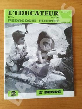 L'Éducateur Magazine. Pédagogie Freinet. N°2. 2d degré. Novembre 1969