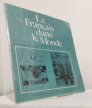 Le Français dans le Monde. N°83. Septembre 1971