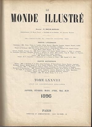 Le Monde illustré journal hebdomadaire 1896, 40e année N°2023 au 2048 reliés
