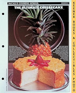 McCall's Cooking School Recipe Card: Desserts 7 - Cheesecake : Replacement McCall's Recipage or R...