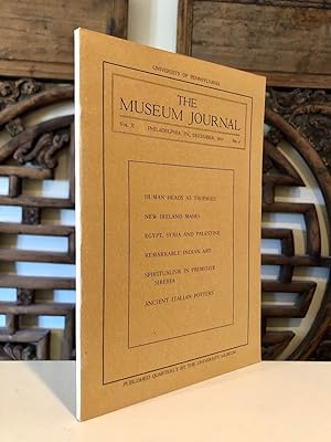 The Museum Journal Vol. X No. 4.; December 1919