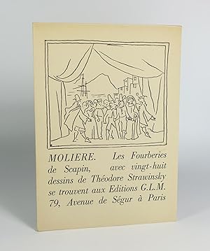 Les fourberies de Scapin, avec vingt-huit dessins de Théodore Strawinsky