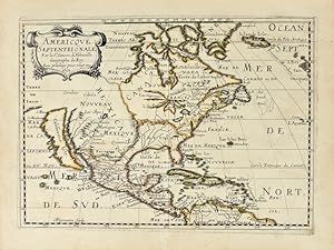 L'Amérique en plusieurs cartes, & en divers traittés de géographie, et d'histoire. Là où sont des...