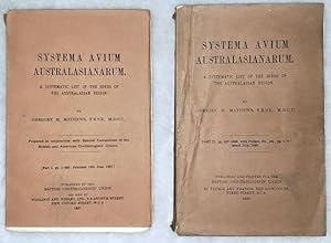 Systema Avium Australasianarum: A Systematic List Of the Birds of The Australasian Region (Parts ...
