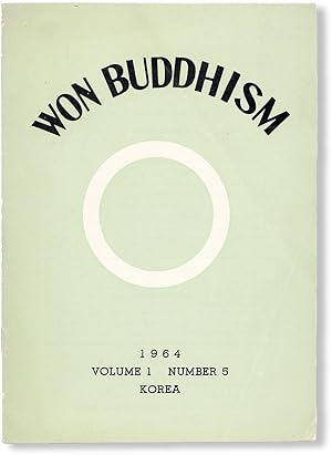Won Buddhism, Vol. 1, no. 5, 1964