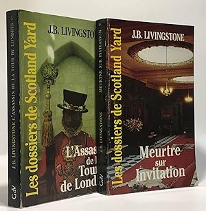 L'assassin de la Tour de Londres + Meurtre sur invitation --- 2 livres coll. Les dossiers de Scot...