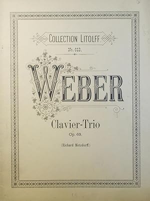 Clavier-Trio, Op.63, pour Piano, Violon (Flute) et Violoncelle (Piano Trio), Piano Score and Parts
