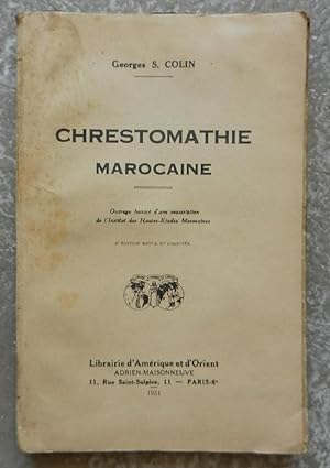 Chrestomathie marocaine.