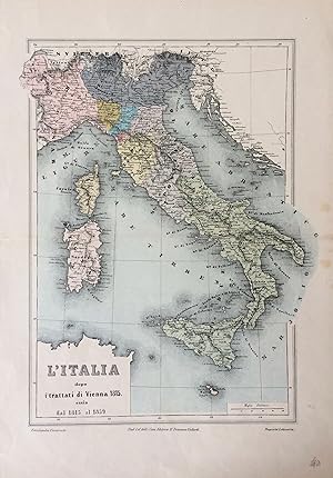 L'Italia dopo i trattati di Vienna 1815. ossia dal 1815 al 1859