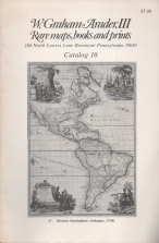 W. Graham Arader III; Rare maps, Books and prints, Catalog 10